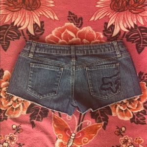 Fox Shorts - FOX Denim Shorts size 0 Fox Shorts - FOX Denim Shorts size 0